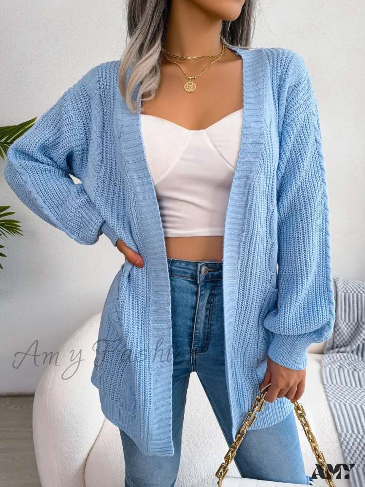 Amy Fashion - Autumn Winter Knitted Women Cardigan - Image 6