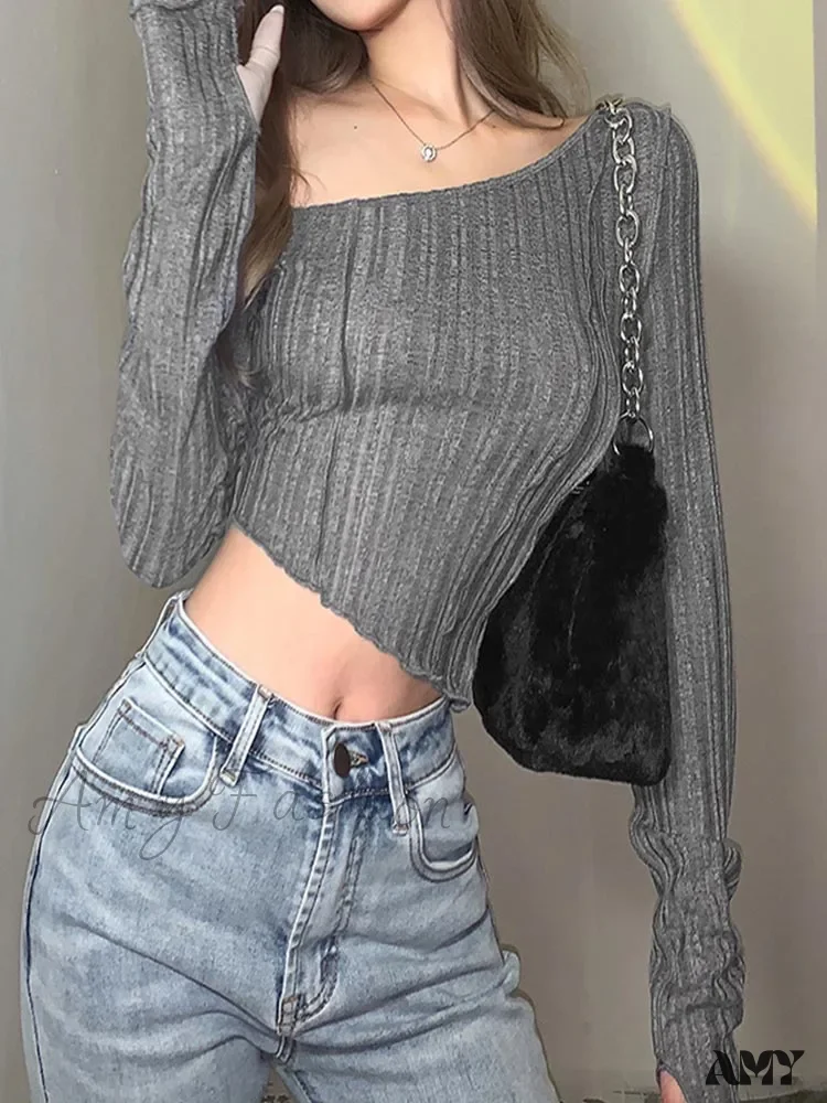 AMY FASHION - Retro Strapless Beveled Transparent Elastic Slim Short Crop Top - Image 4
