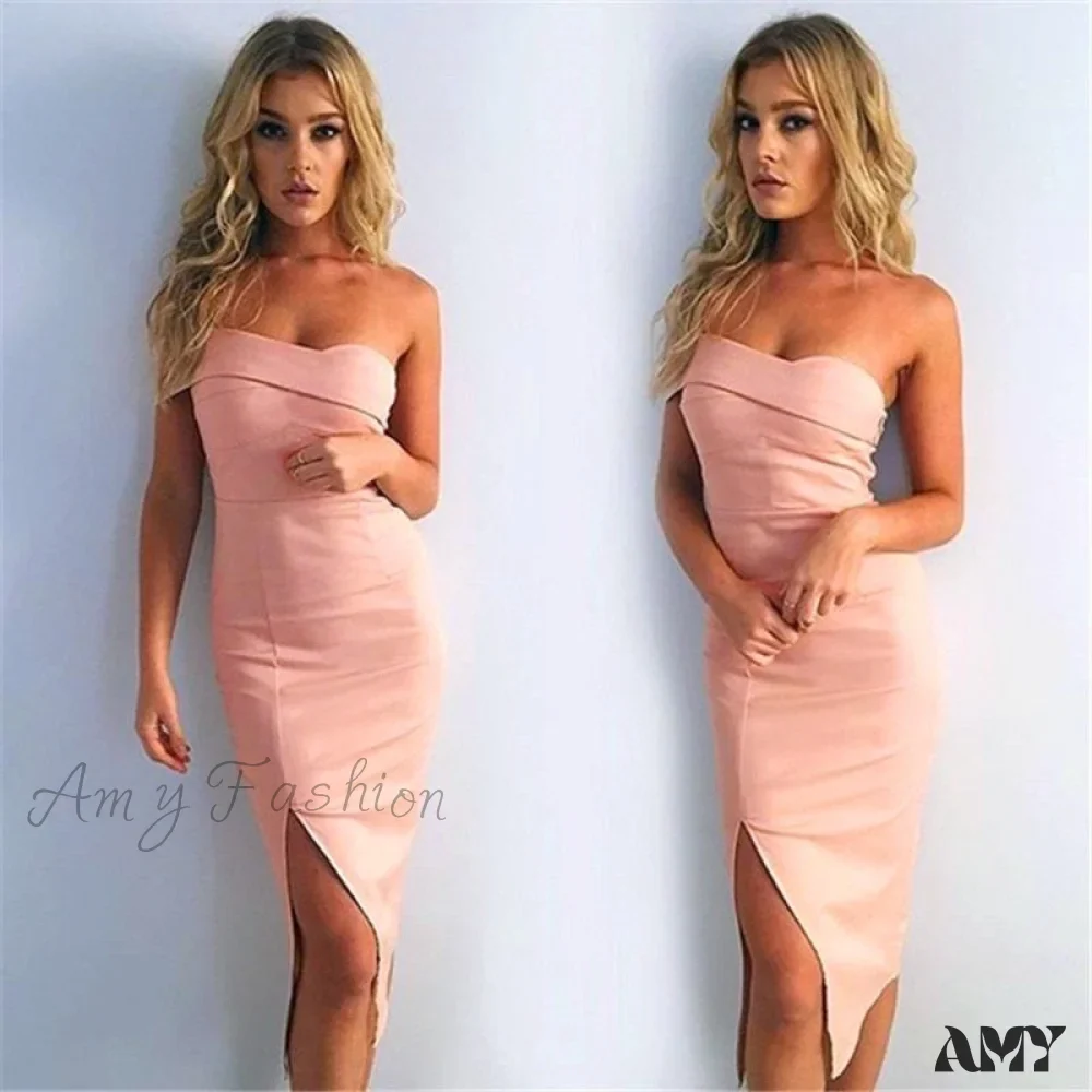 Amy Fashion - One Shoulder Mini Celebrity Party Dress - Image 23