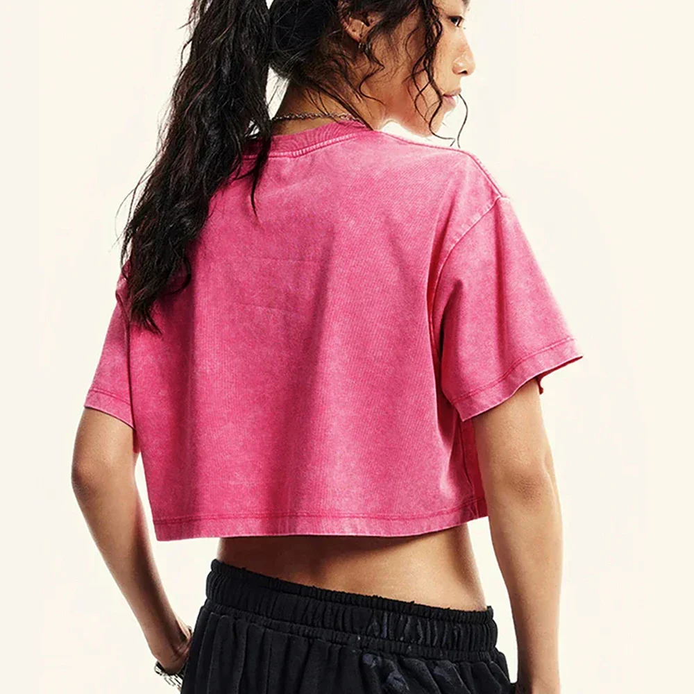 Bow Cherry Cartoon Cotton Slim T-shirt - Image 2