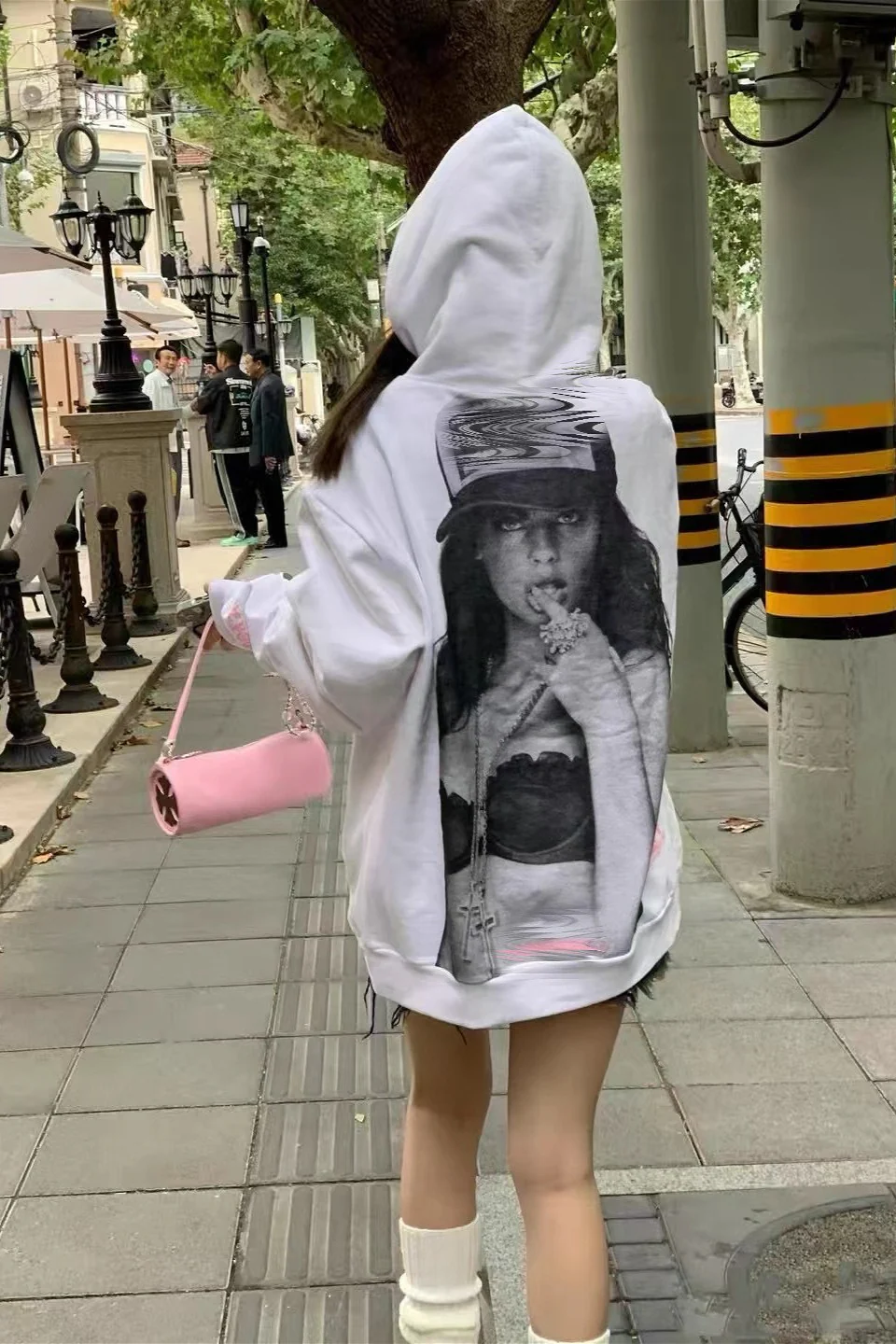 Casual 3D Character Print Hoodie - Image 2