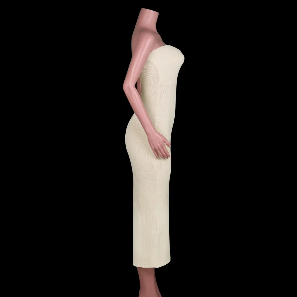 Amy Fashion - Casual Cotton Knitted Dresses - Image 22