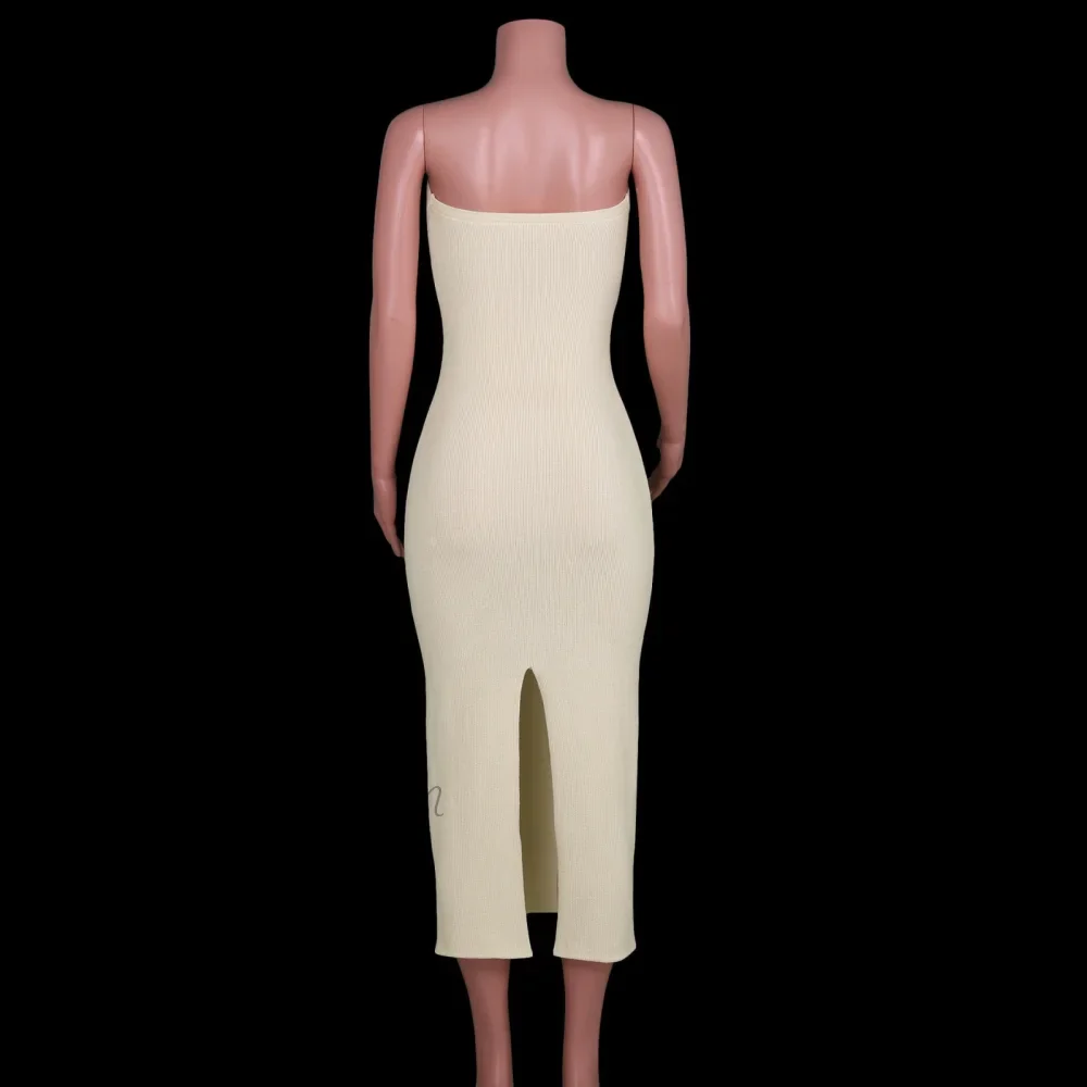 Amy Fashion - Casual Cotton Knitted Dresses - Image 23