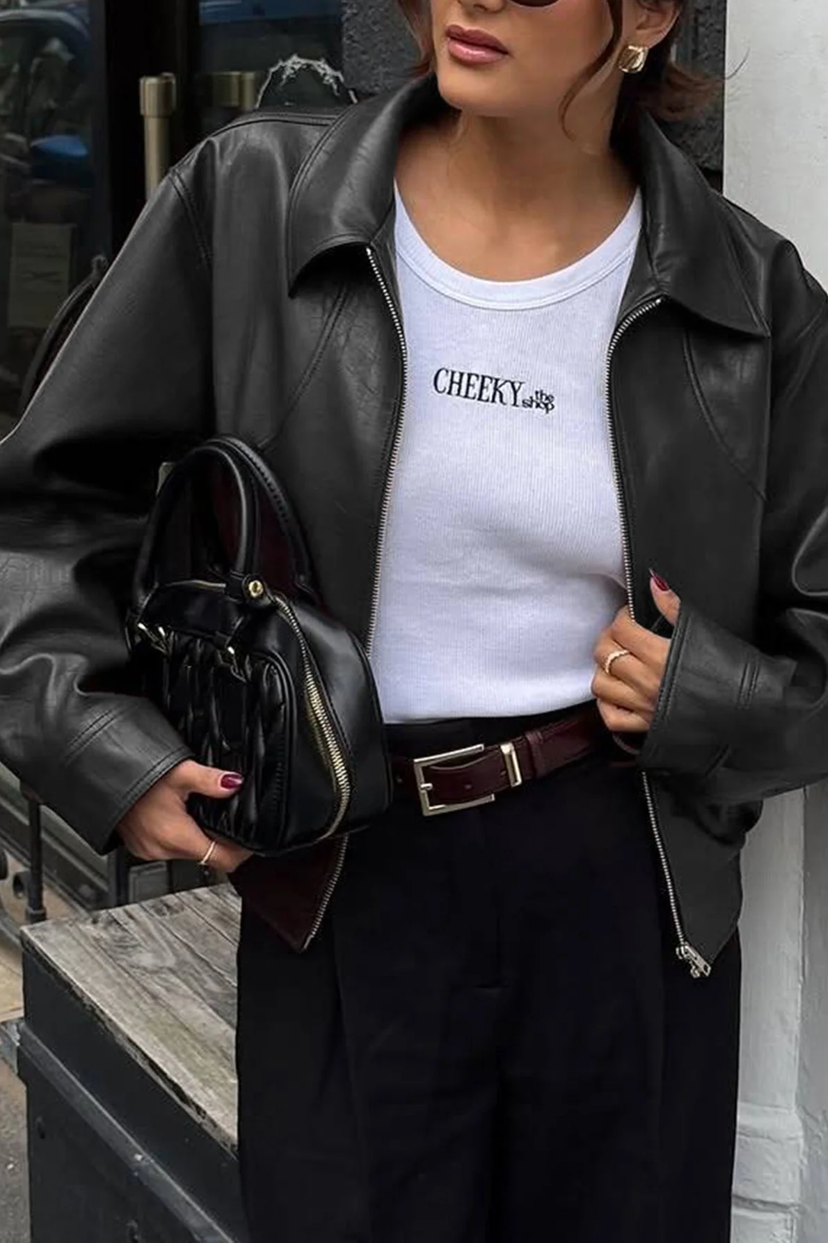 Casual Leather Long-Sleeve Vacation Jacket - Image 8