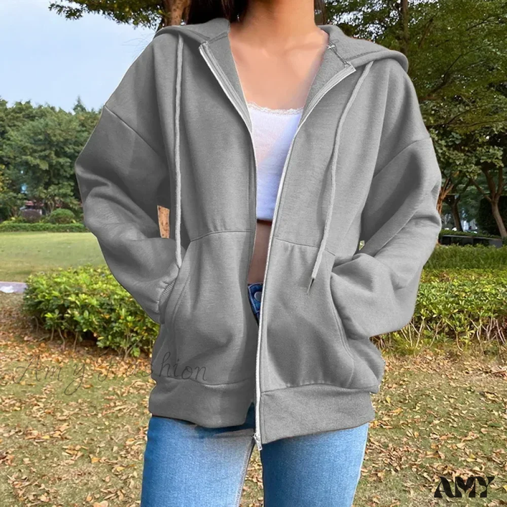 Casual Solid Color Cozy Comfortable Trendy Chic Elegant Hoodies - Image 4