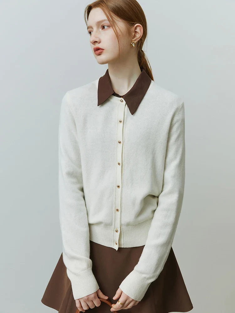 Casual Solid Knit Early Autumn Cardigan - Image 5