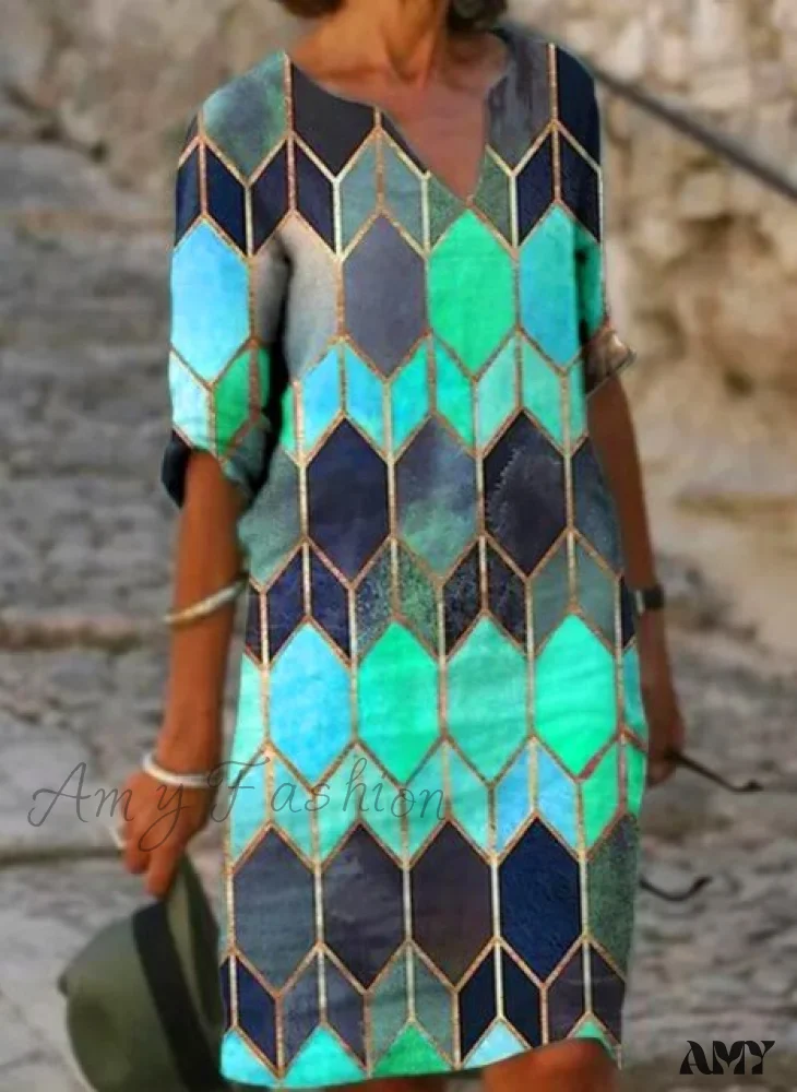 Amy Fashion - Casual Vintage All-match Plus Size Beach Dresses - Image 6
