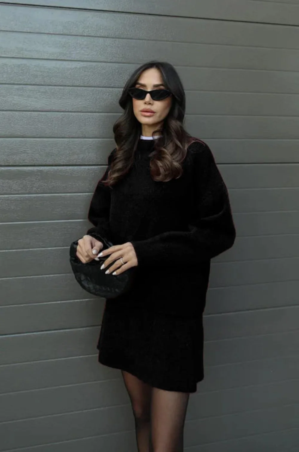 Casual Cozy Knit Skirt Suit - Image 6