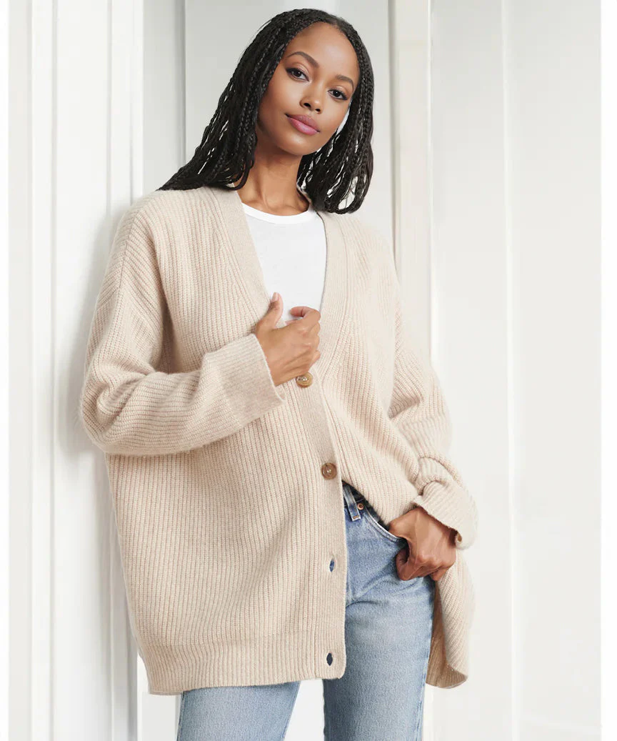 Cashmere Cocoon Cardigan - Image 16