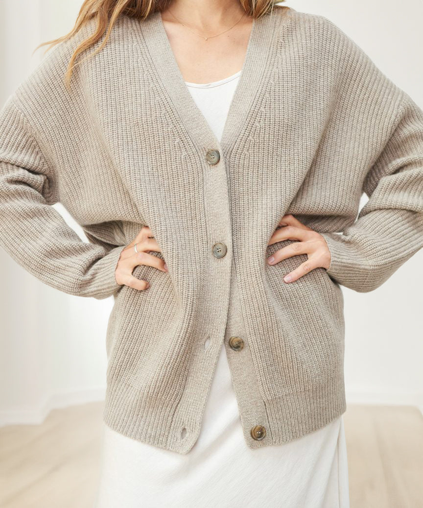 Cashmere Cocoon Cardigan - Image 8