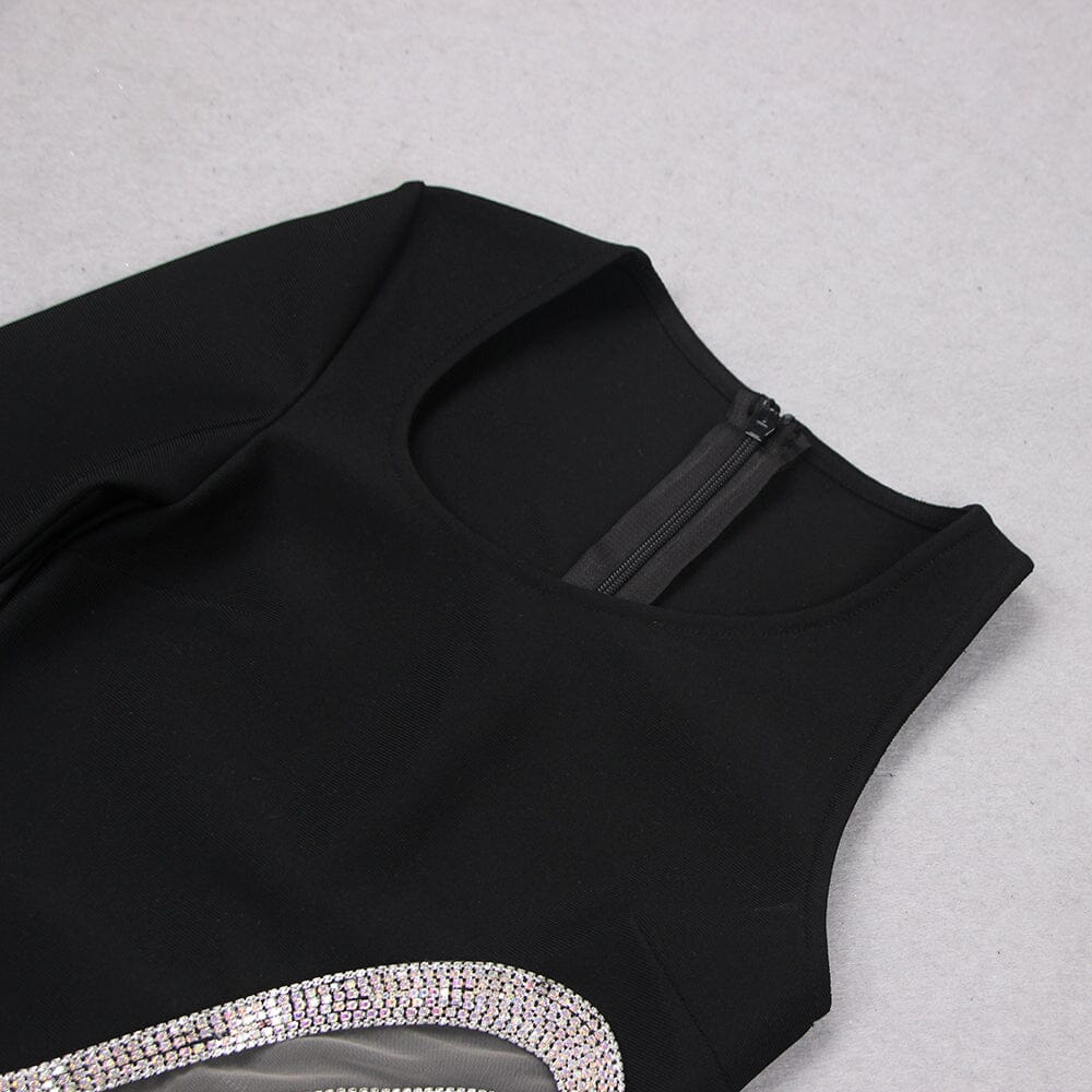 Wave One-Shoulder Mini Dress - Image 5