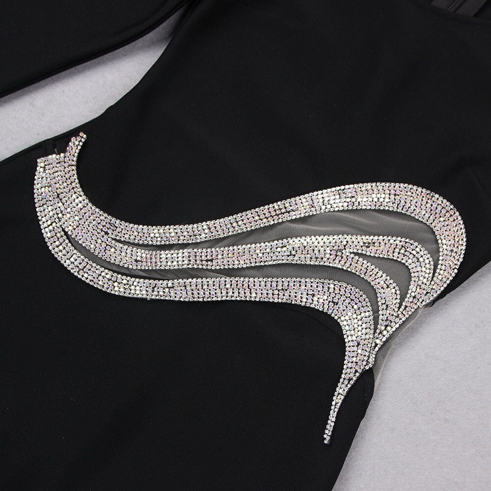 Wave One-Shoulder Mini Dress - Image 6