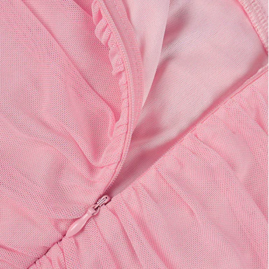 Strapless Ruched Mini Dress in Pink - Image 11
