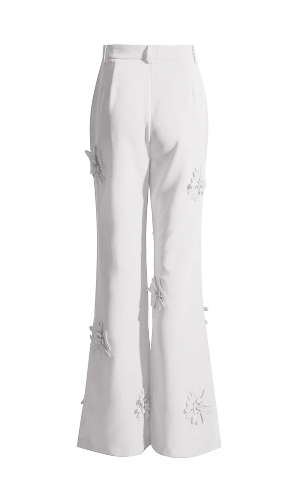 STEREO FLower MID-RISE JEANS in White - Image 8