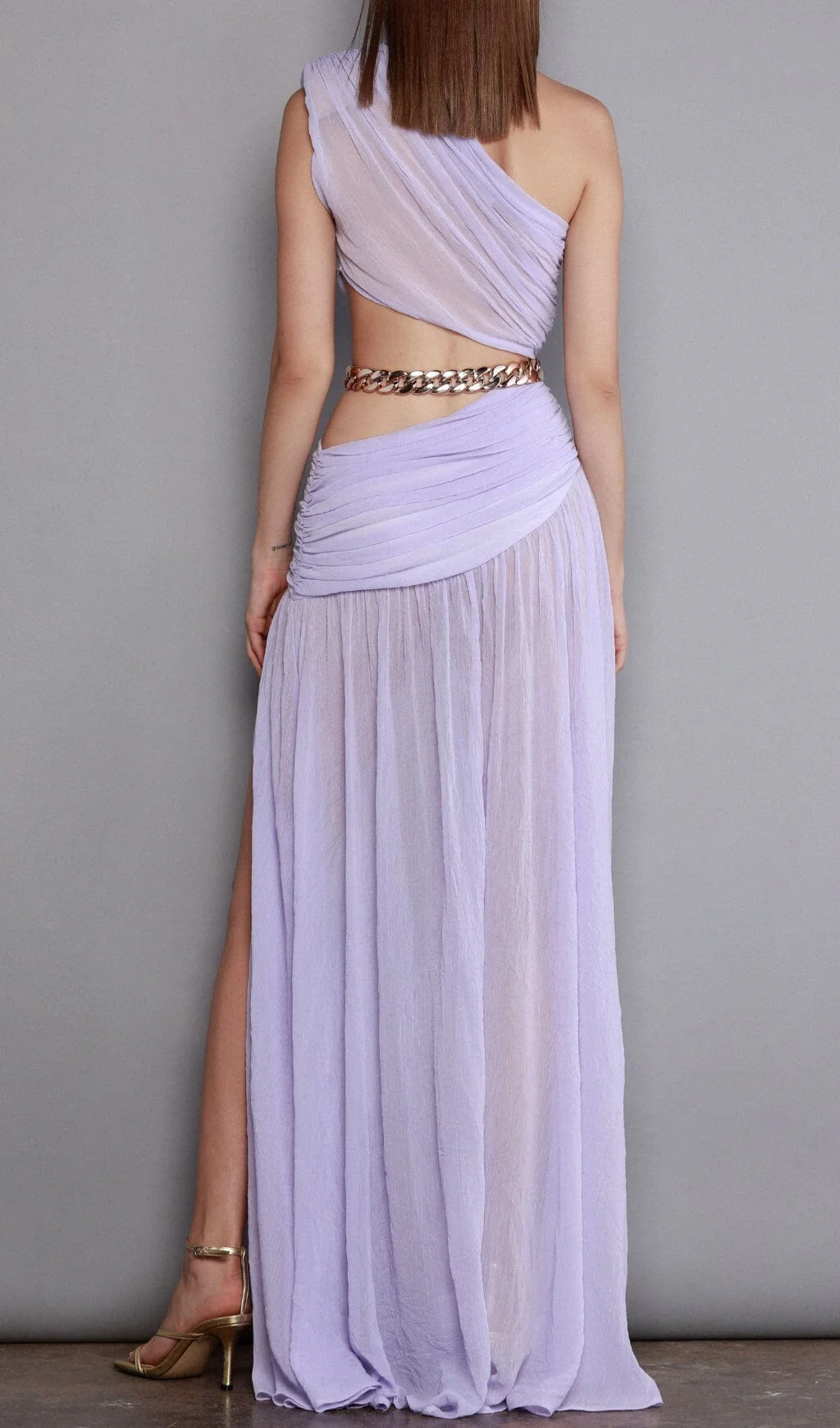 Split Maxi Dress in Lavender - Image 2
