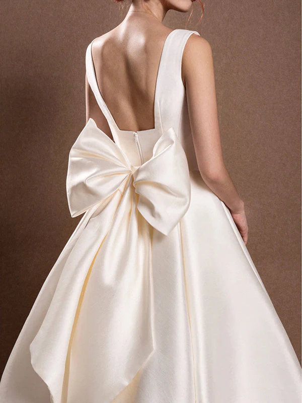 Halter Satin Evening Dress - Image 2