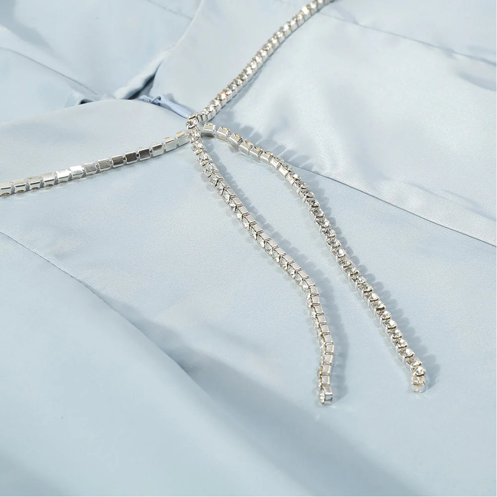 Strappy Sleeveless Drill Chain Bodycon Jumpsuit - Image 16
