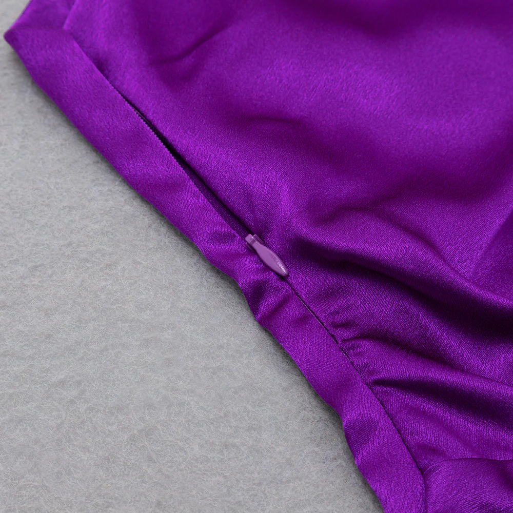 One Shoulder Sleeveless Maxi Hollow Out Bodycon Dress HB76670 - Image 5