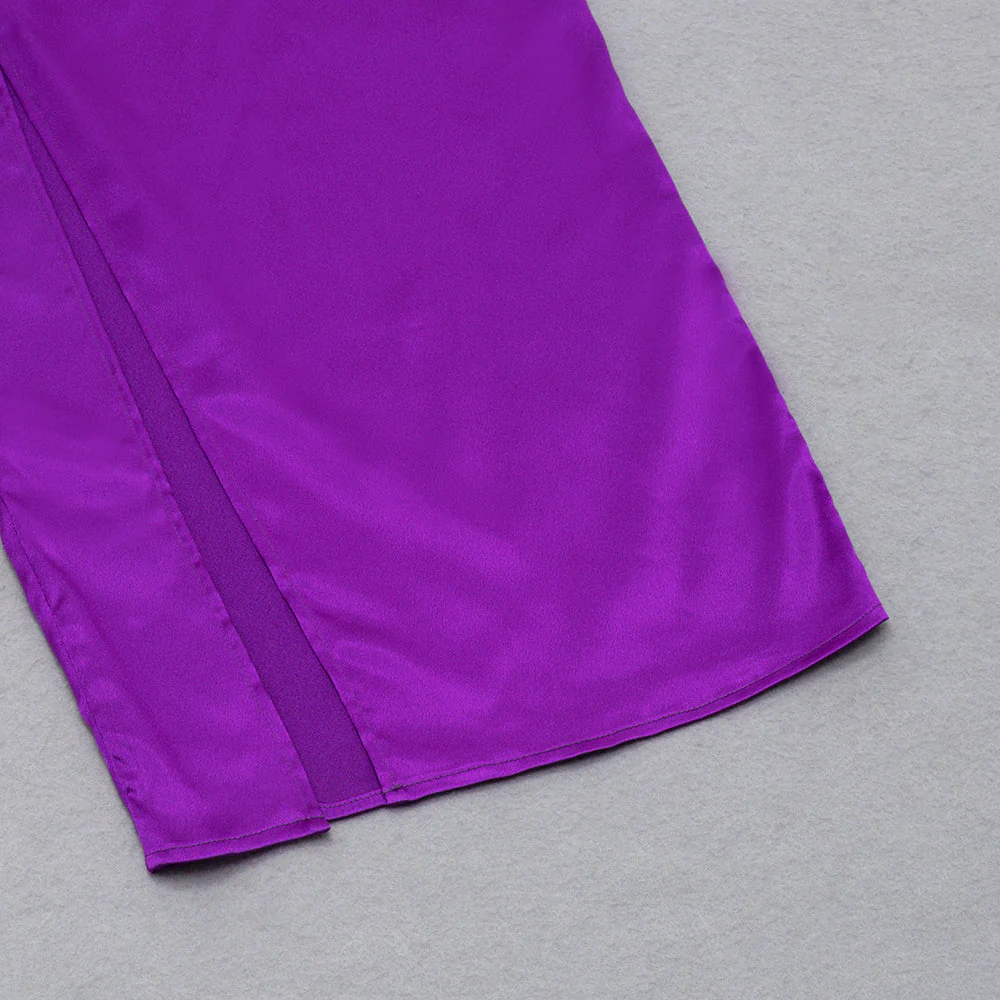One Shoulder Sleeveless Maxi Hollow Out Bodycon Dress HB76670 - Image 6