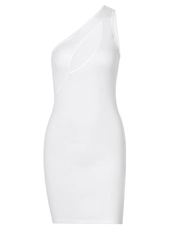 Hollow Out One Piece Hip Wrap Dress - Image 5