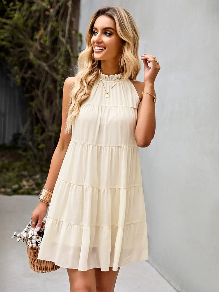 Halter A-line Dress