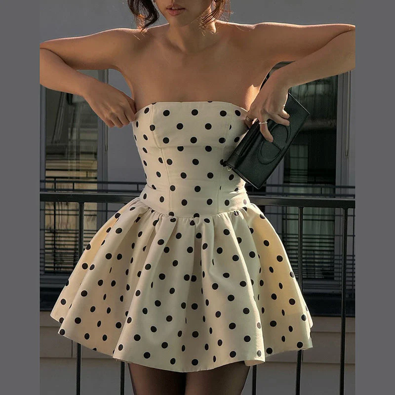 Polka Dot Romance Dress - Image 3