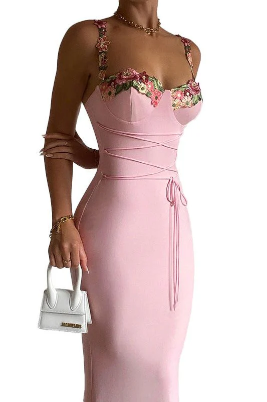 American style breast cup applique dress - Image 6