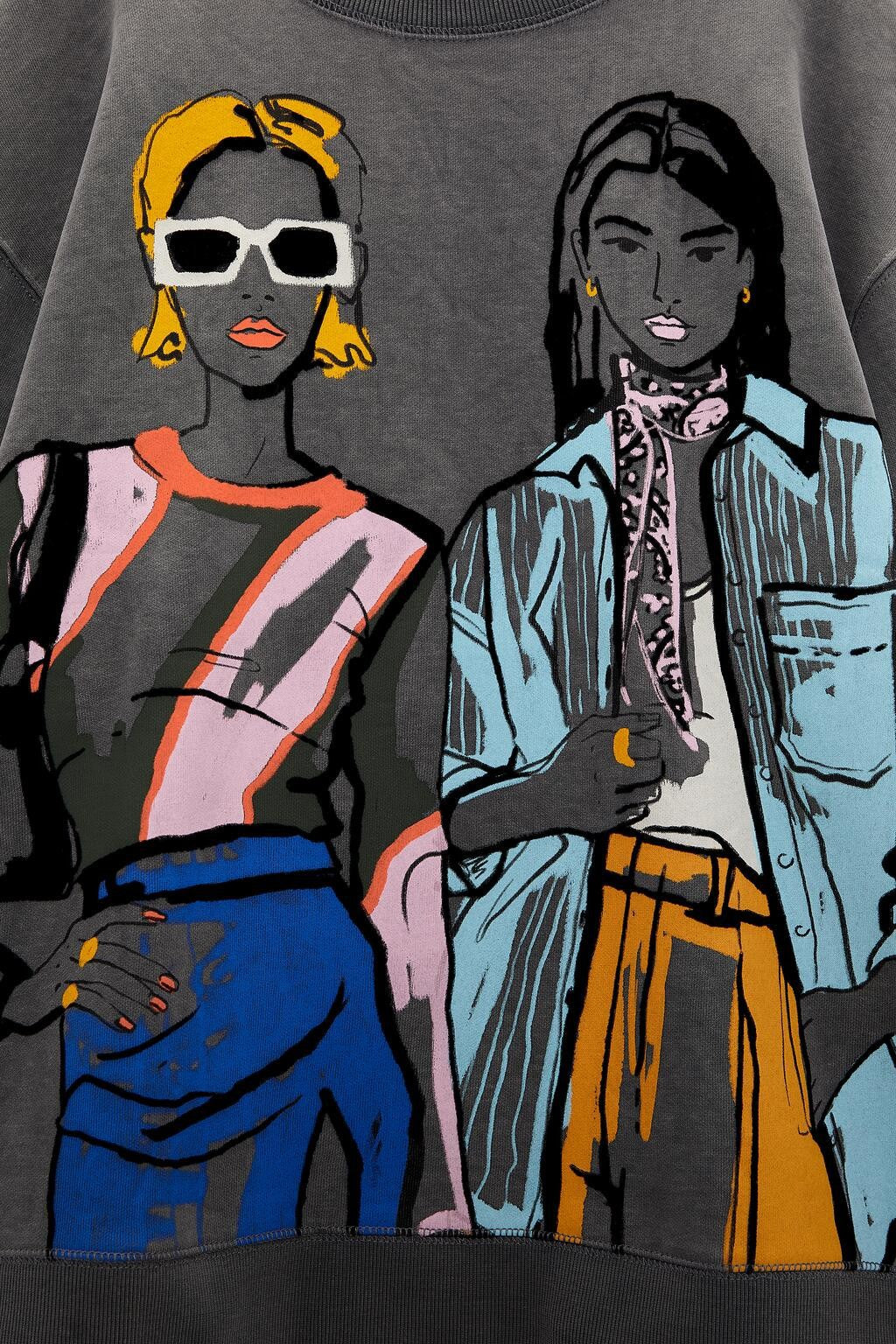 Printed casual sweatshirt - Image 4