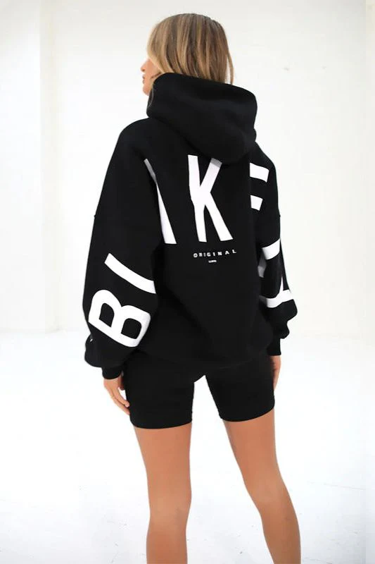 Loose Fit Hoodie with Big Thick Letters - Image 11