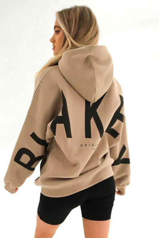 Loose Fit Hoodie with Big Thick Letters - Image 4