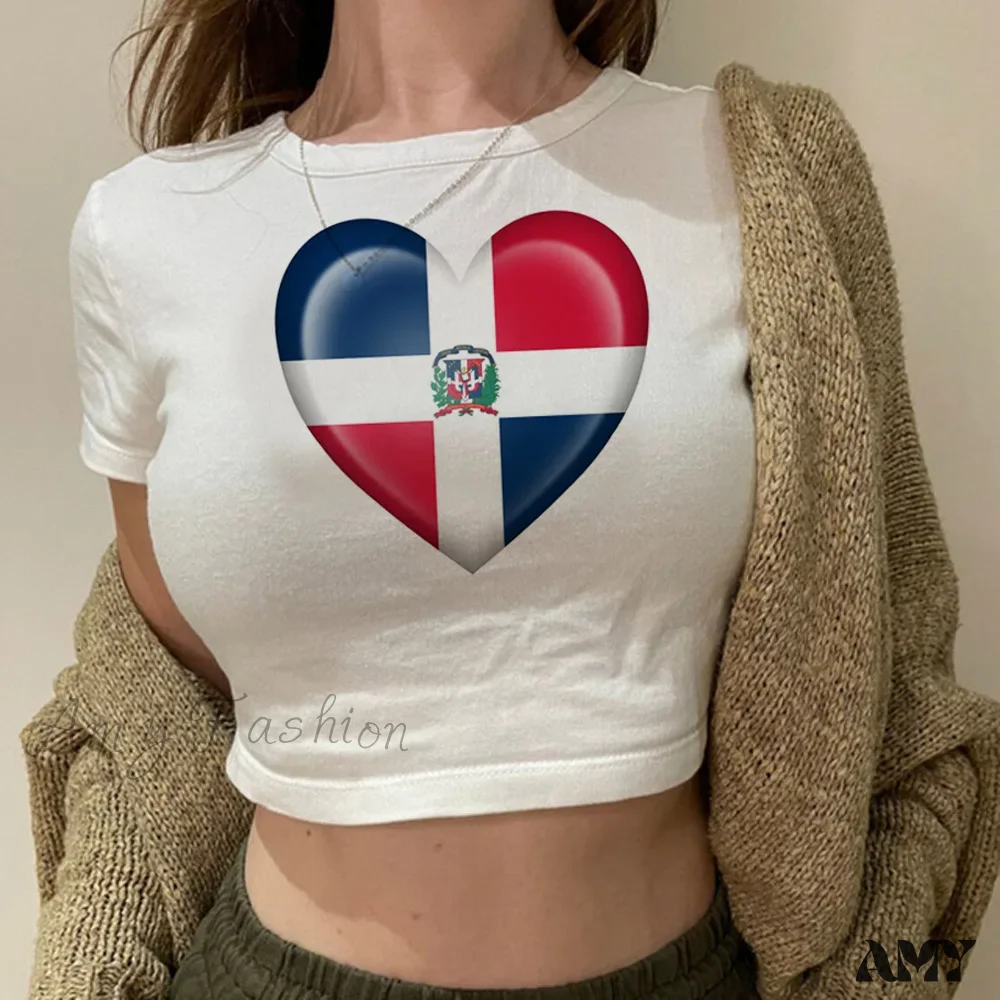 Sexy Women Cyber Fairycore Girl Short Sleeve Crop Top - Image 4