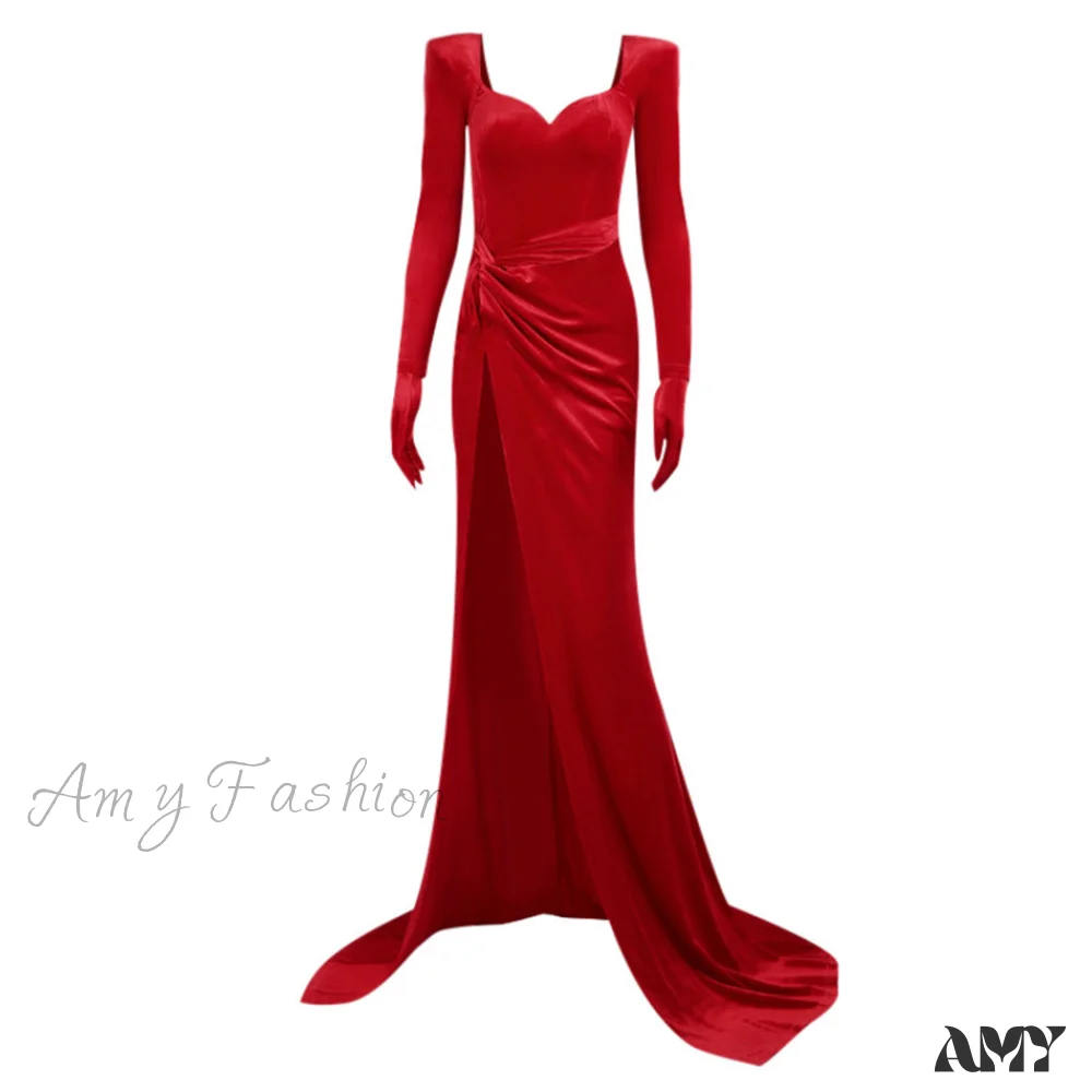 Amy Fashion - Elegant Bodycon Long Dress - Image 15