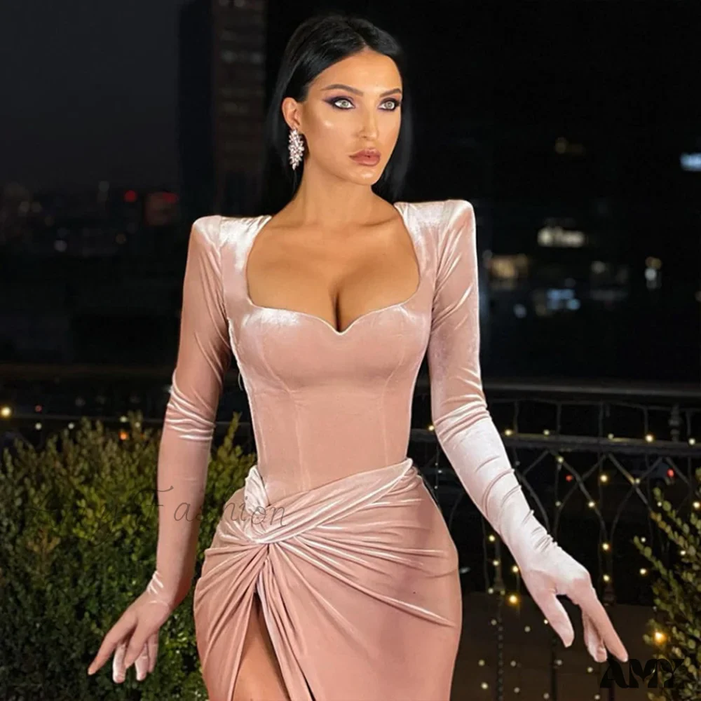 Amy Fashion - Elegant Bodycon Long Dress - Image 6