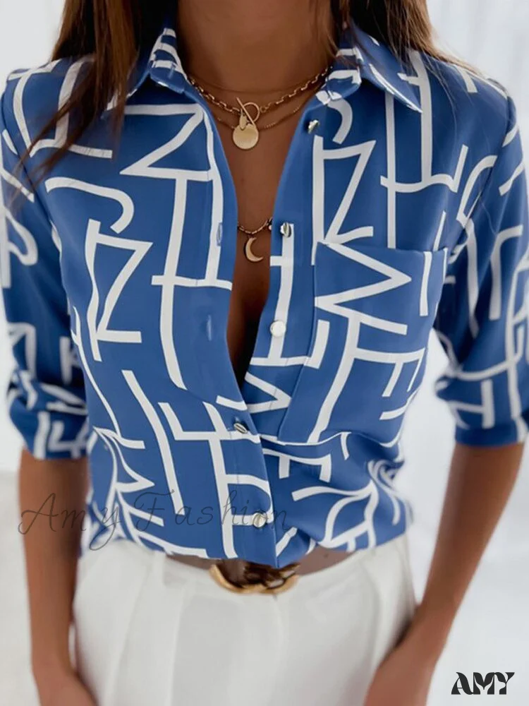 Amy Fashion - Fashion Floral Print Shirt - Image 5