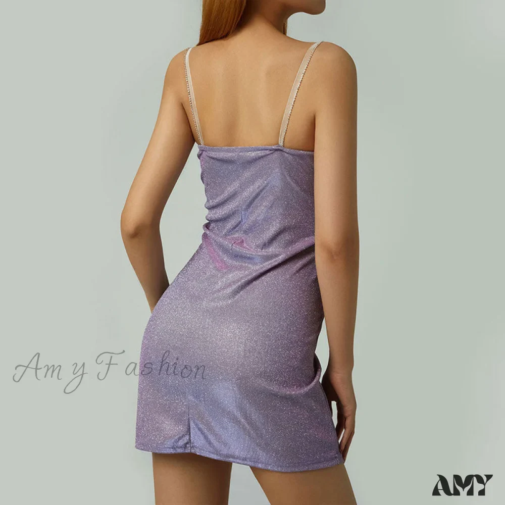 Amy Fashion - Sleeveless Backless Bodycon Short Dresses - Image 23