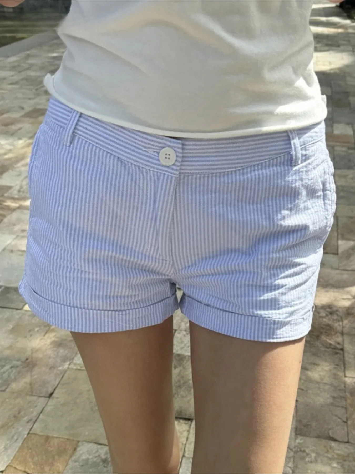 Fruit Print Knit Waist Short