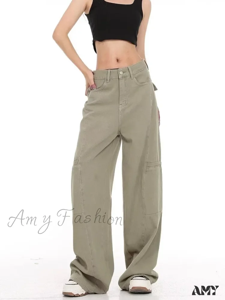 Amy Fashion - Genuine Fashionable Relaxed Slim Versatile Spring And Autumn Women's Jean - Image 2