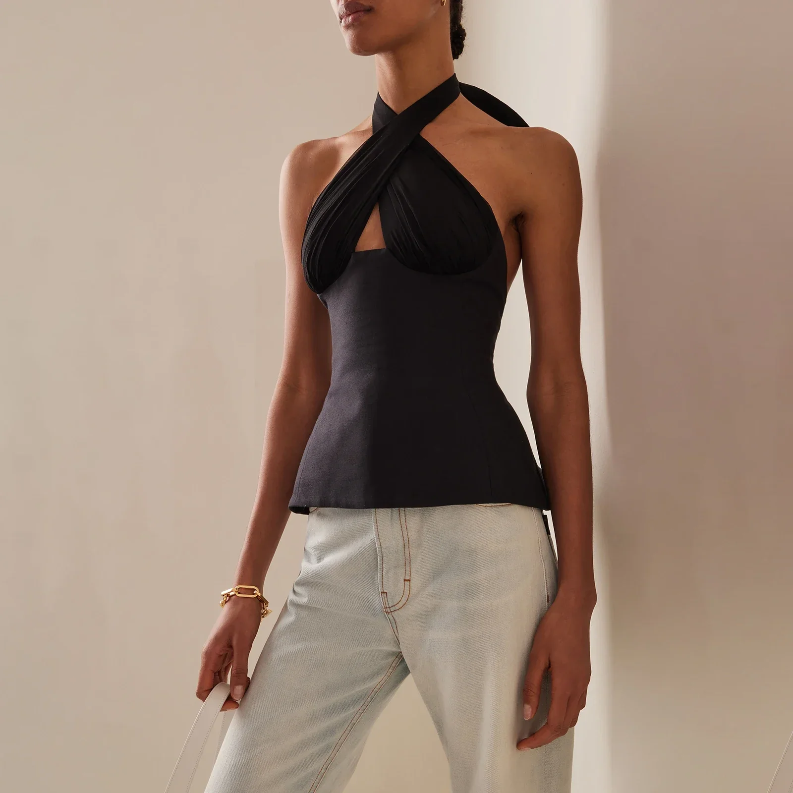 Gothic Letter Knit Top - Image 5