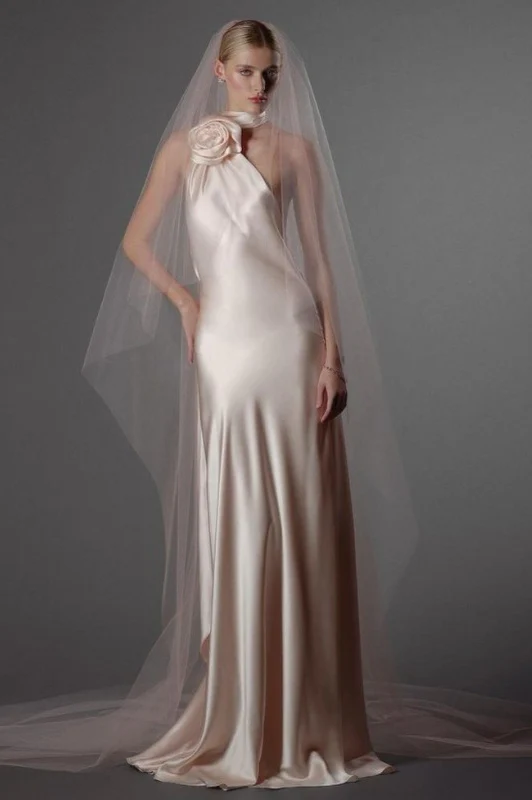Halter High Waist Ruched Maxi Party Dress - Image 5