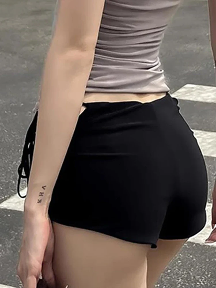 High-Waist Punk Letter Short - Image 4