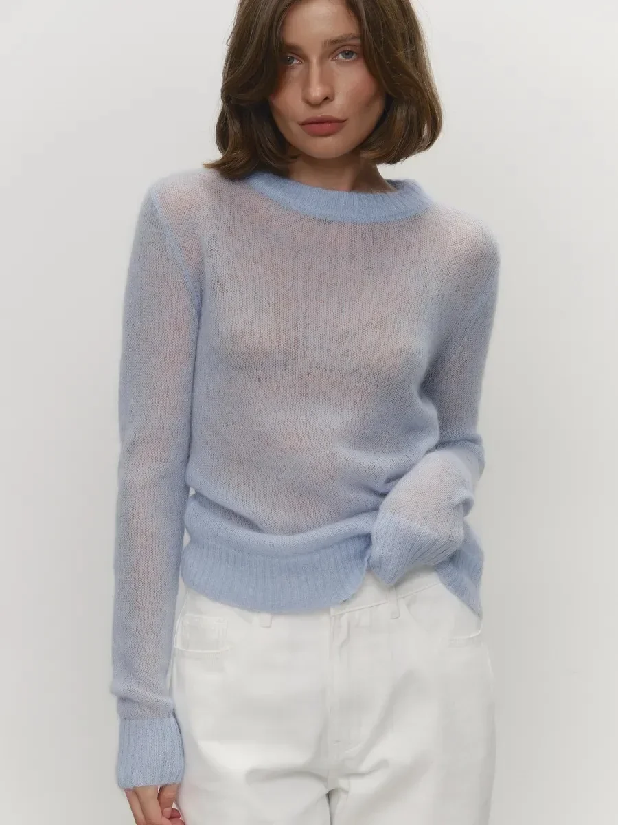Letter Bodycon Knit Top - Image 10