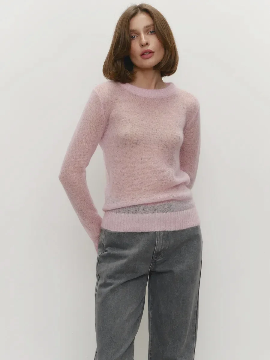 Letter Bodycon Knit Top - Image 11