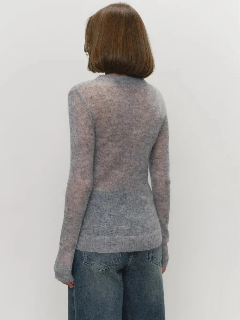 Letter Bodycon Knit Top - Image 3