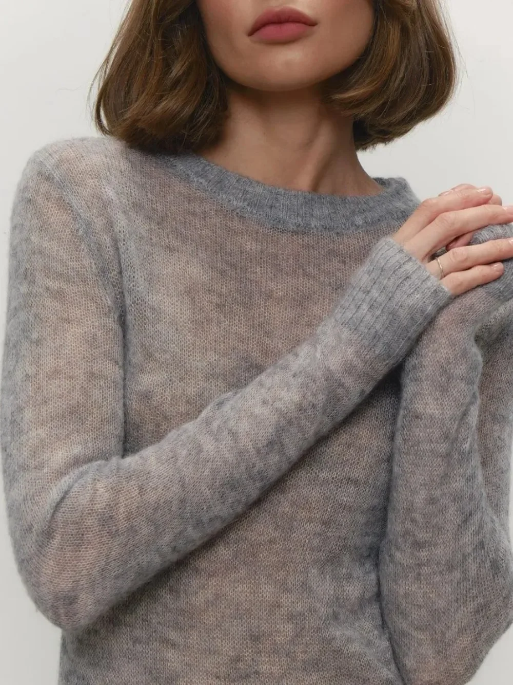 Letter Bodycon Knit Top - Image 6