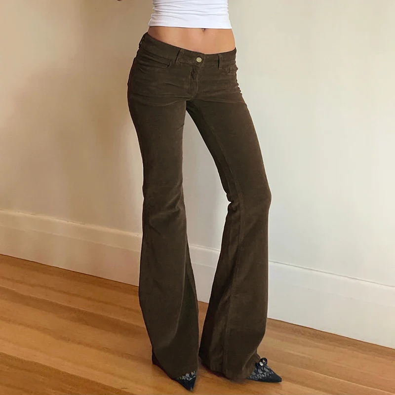 Low Waist Corduroy Bootcut Pant - Image 2