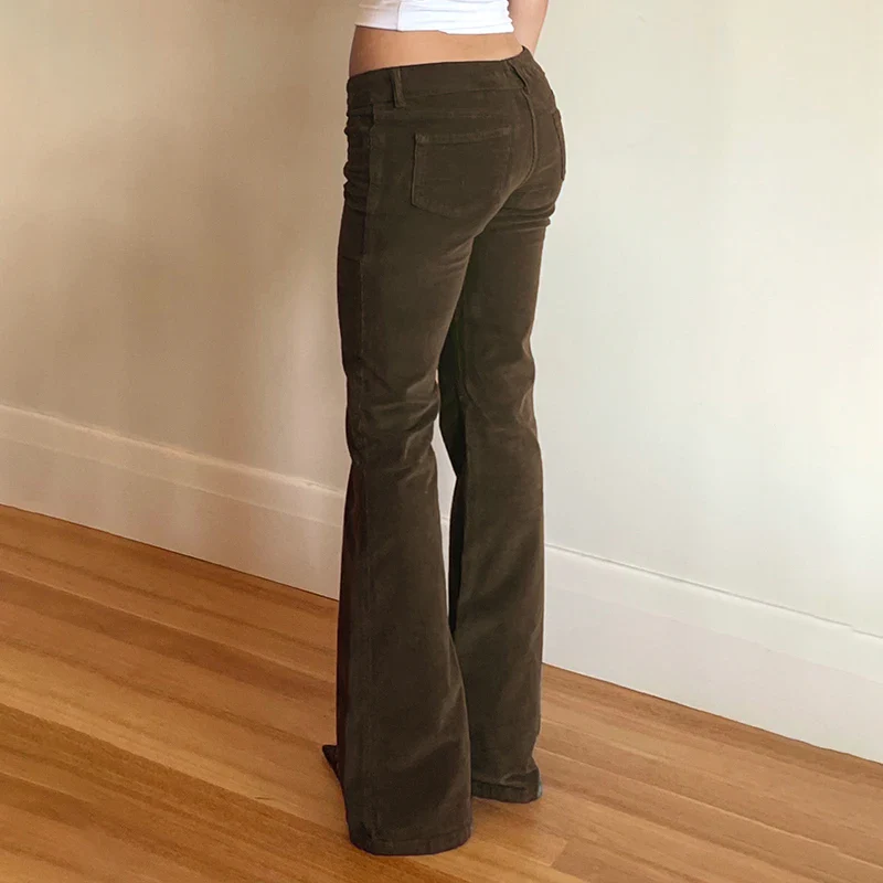 Low Waist Corduroy Bootcut Pant - Image 3