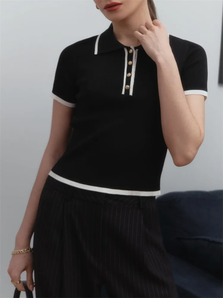 Metal Halter Knit Top - Image 6