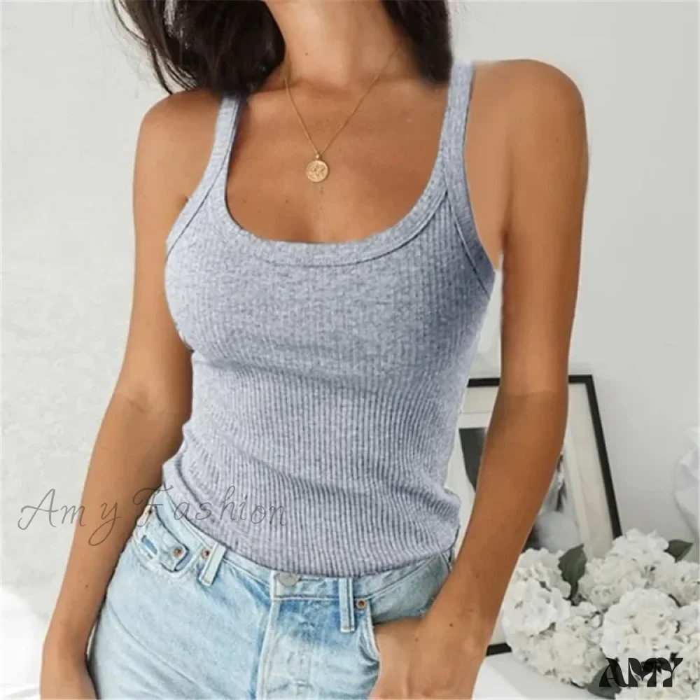 O Neck Summer Basic Ribbed Black Off Shoulder Casual Crop Top - Image 7