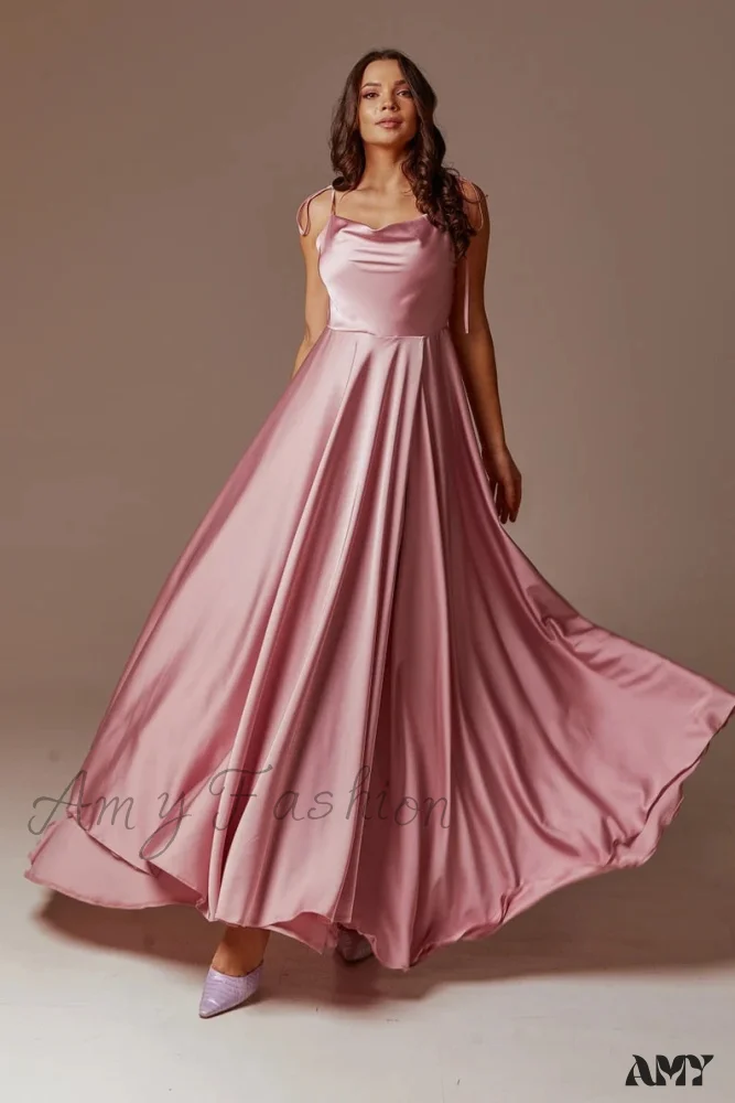 Amy Fashion - Open Back Sexy Side Slit Spaghetti Strap Evening Party Dress - Image 21