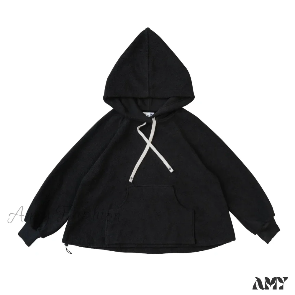 Original Black Trendy Chic Comfortable Cozy Elegant Hoodies - Image 6